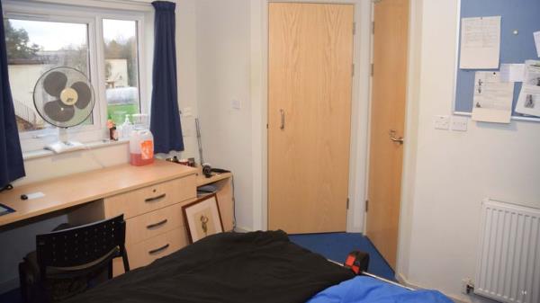 Daniel Khalife's room at the barracks. Pic: Duncan Gardham/MPS