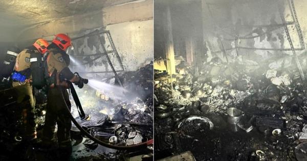 1 dead, 150 evacuated after early morning fire in Choa Chu Kang flat 