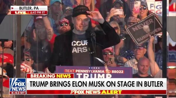 Elon Musk: We have 1 president who 'couldn't climb a flight of stairs,' another 'fist-pumps after getting shot'
