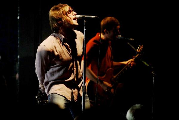 Two men on stage